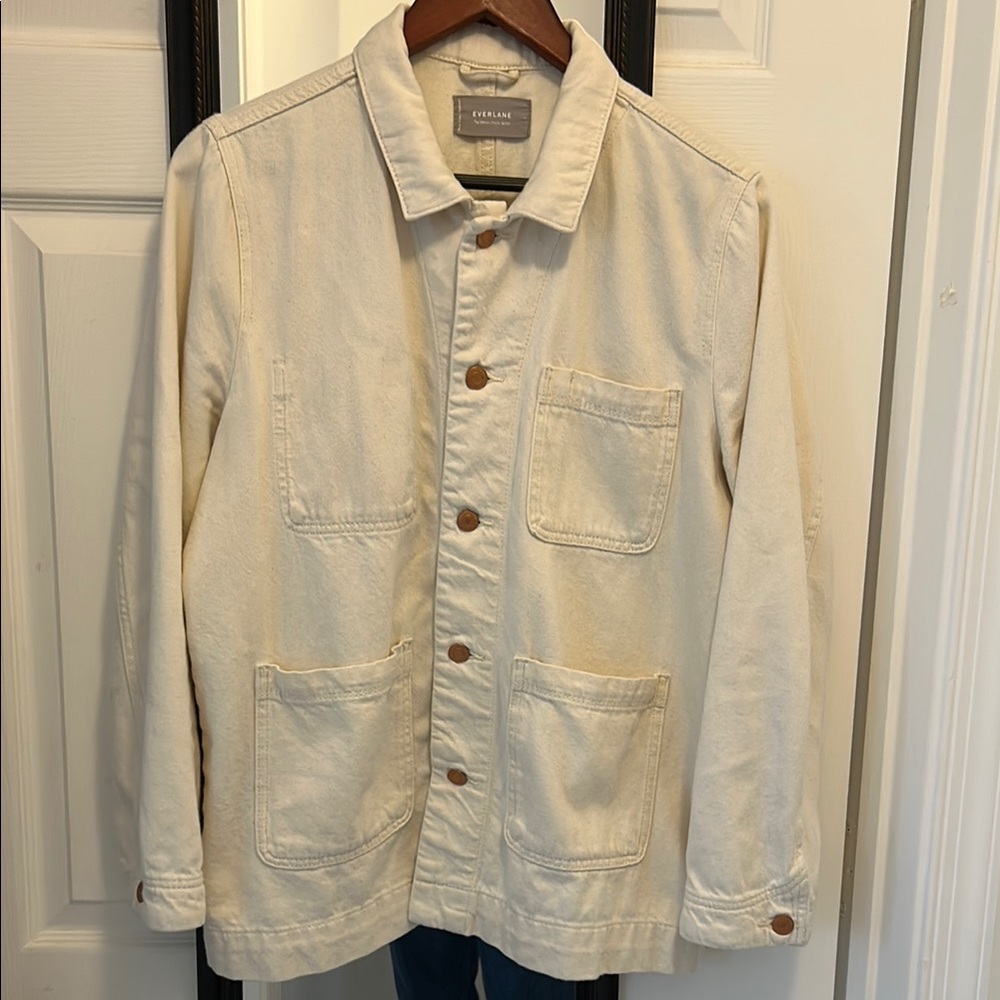 Everlane Cream Workwear Jacket